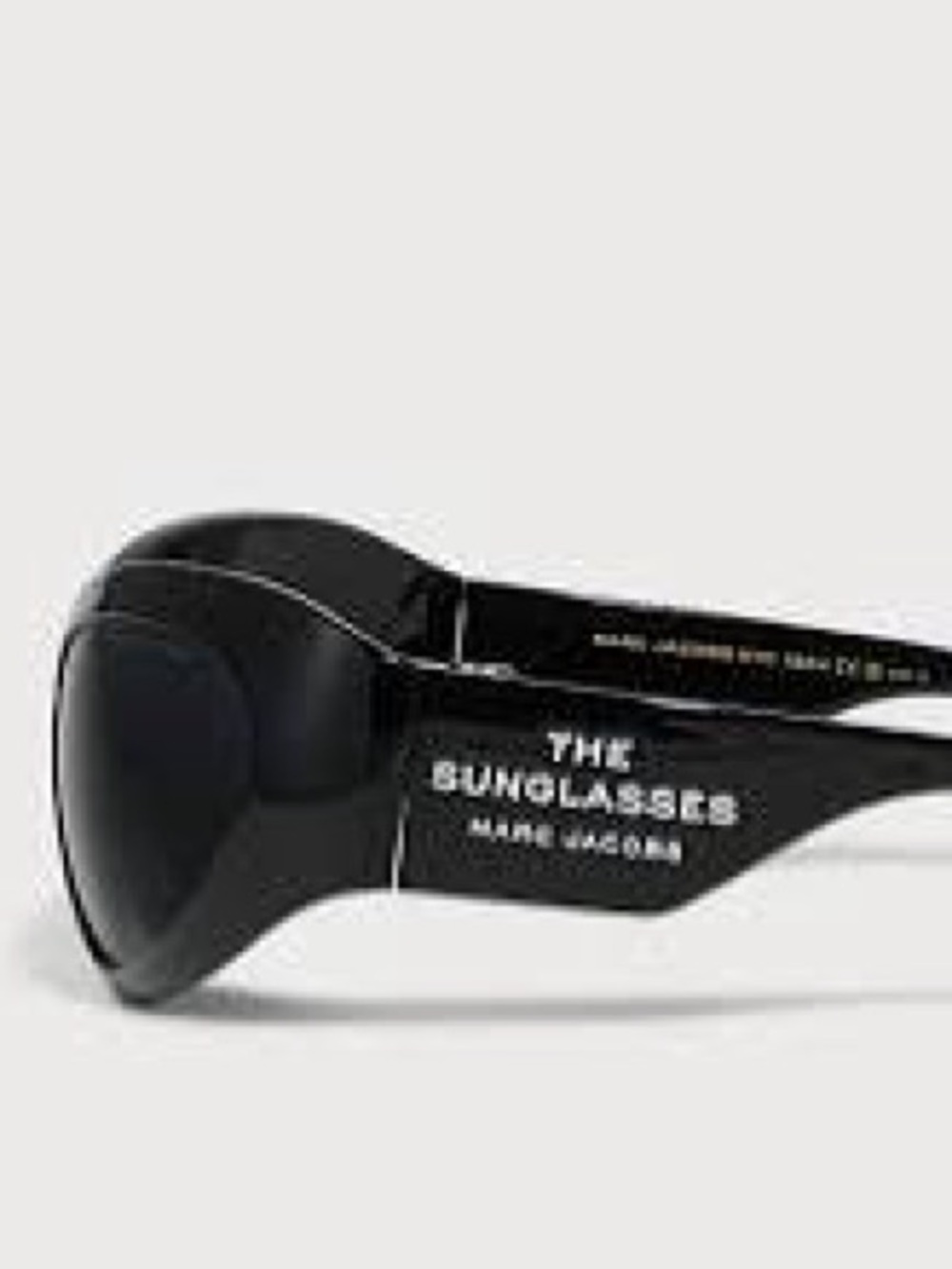 Marc Jacobs MARC 773/s Black wraparound wrap cat-Eye THE Sunglasses Grey Lense
